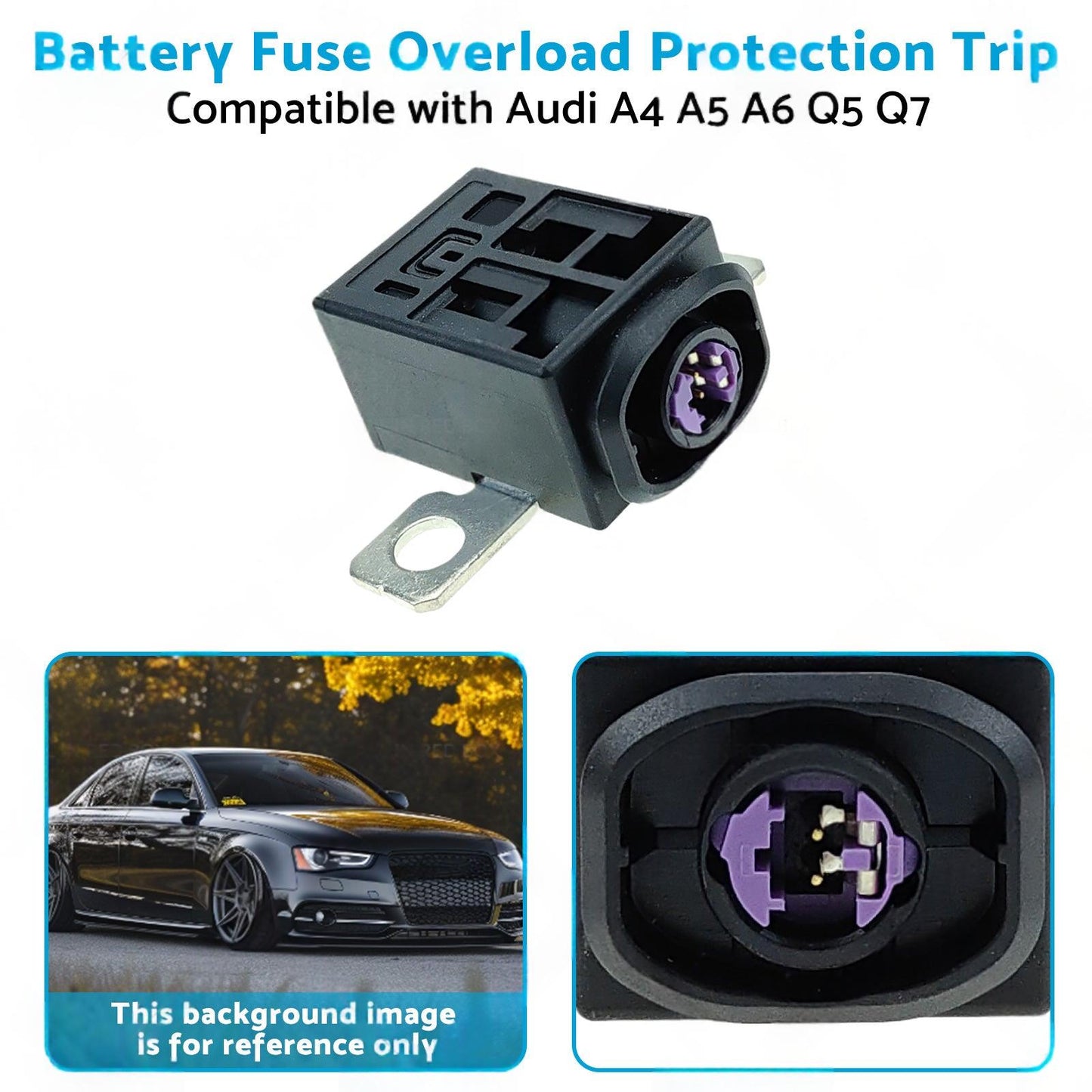 Battery Cut Off Fuse Overload Protection Trip SuitableFor Audi A4 A6 4F0915519