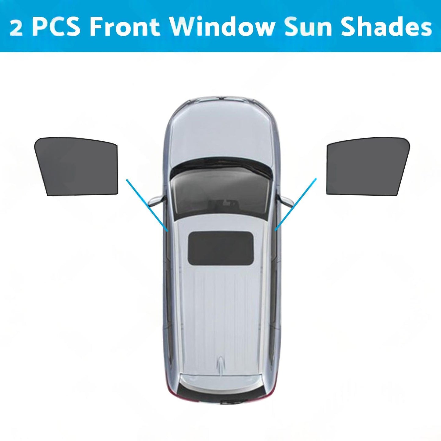 Front & Rear Window Magnetic Mesh Sun Shade Suitable For Toyota Corolla Cross