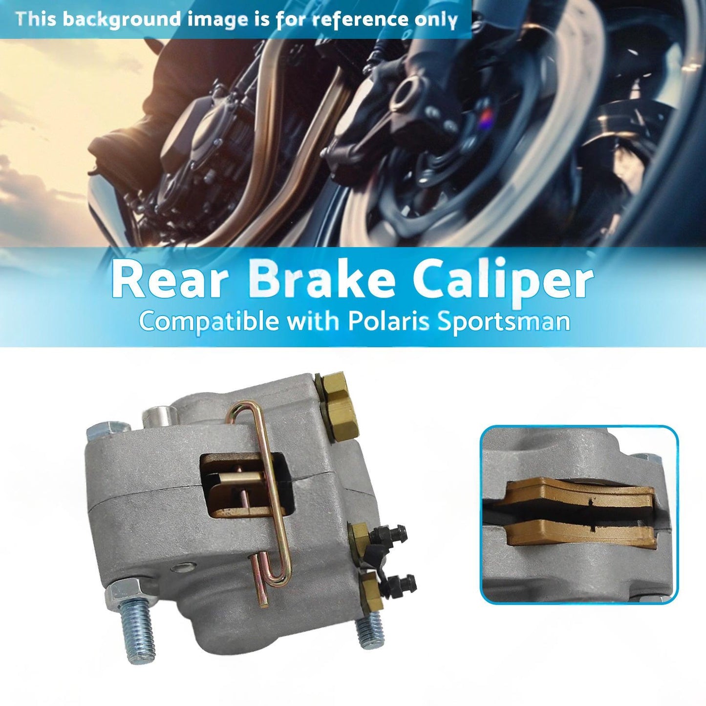 Rear Brake Caliper Suitable For Polaris Magnum 325 / Sportsman 335 / 400 / 500 1998-2002