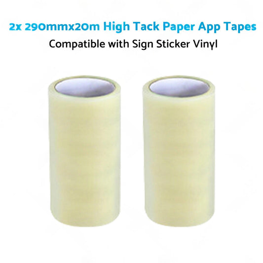 2x 290mmx20m High-Viscosity Paper Tapes Suitable for Sign Sticker Vinyl