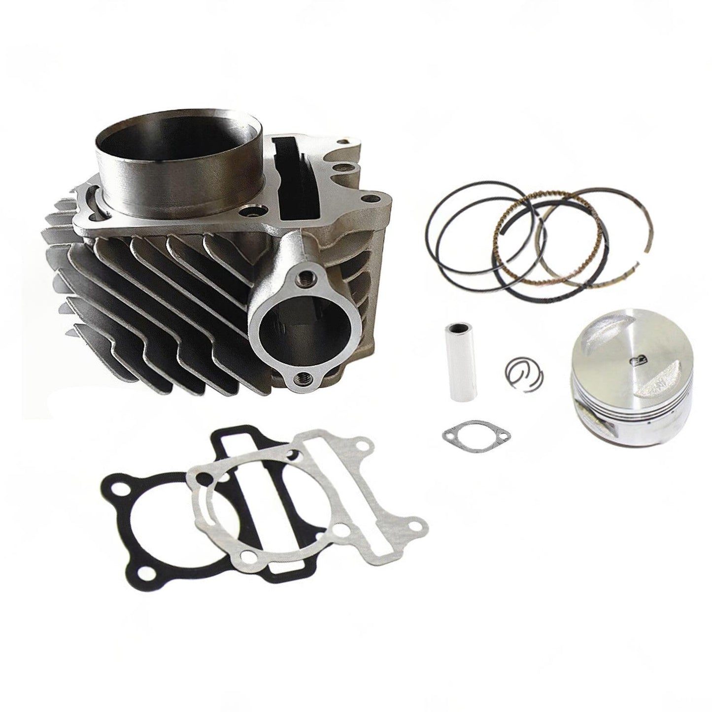 61mm Bore Cylinder Upgrade Kit with Piston & Gasket Suitable For GY6 172cc / 180cc Motor