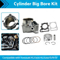 78mm Cylinder Big Bore Kit Suitable For Kawasaki KLX300 / KLX250 S / R / SF 1993-2014