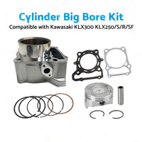 78mm Cylinder Big Bore Kit Suitable For Kawasaki KLX300 / KLX250 S / R / SF 1993-2014