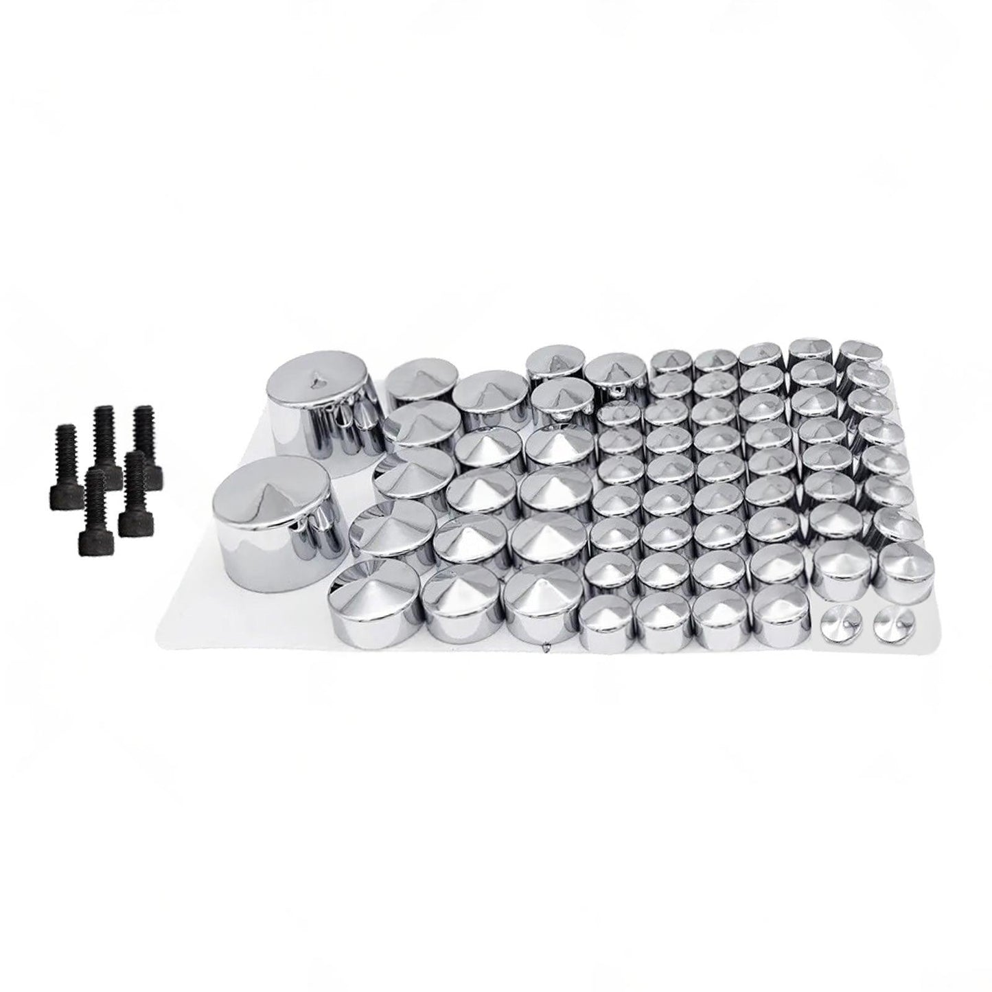 Chrome Bolt Topper Cover Caps Suitable For Harley Twin Cam Softail 2007-2013