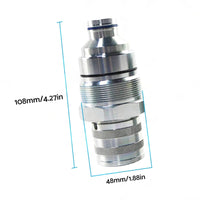 Female Hydraulic Coupler Flat-Faced Quick Connect 48mm Suitable For Bobcat 7246802 FFH
