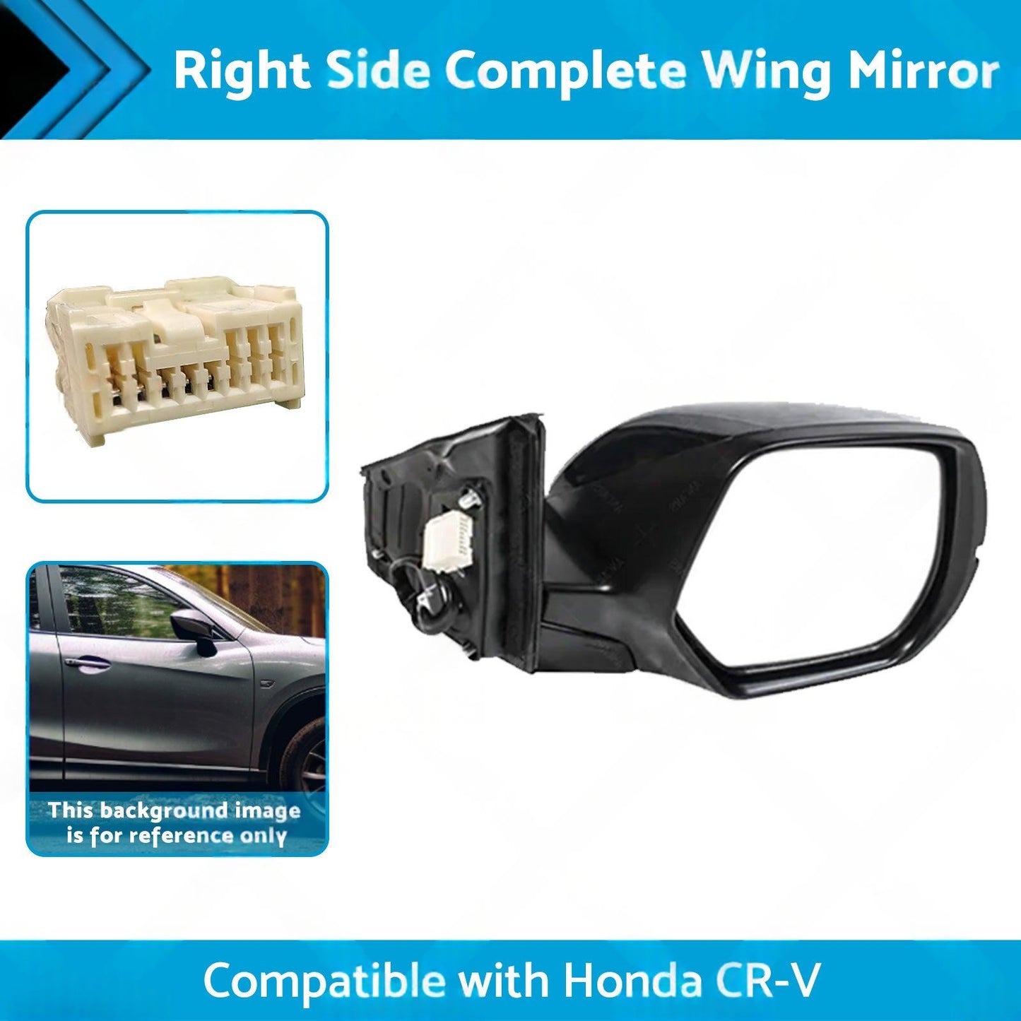 Right Door Mirror Suitable for Honda CRV CR-V RM 2012-2017 Blinker RH