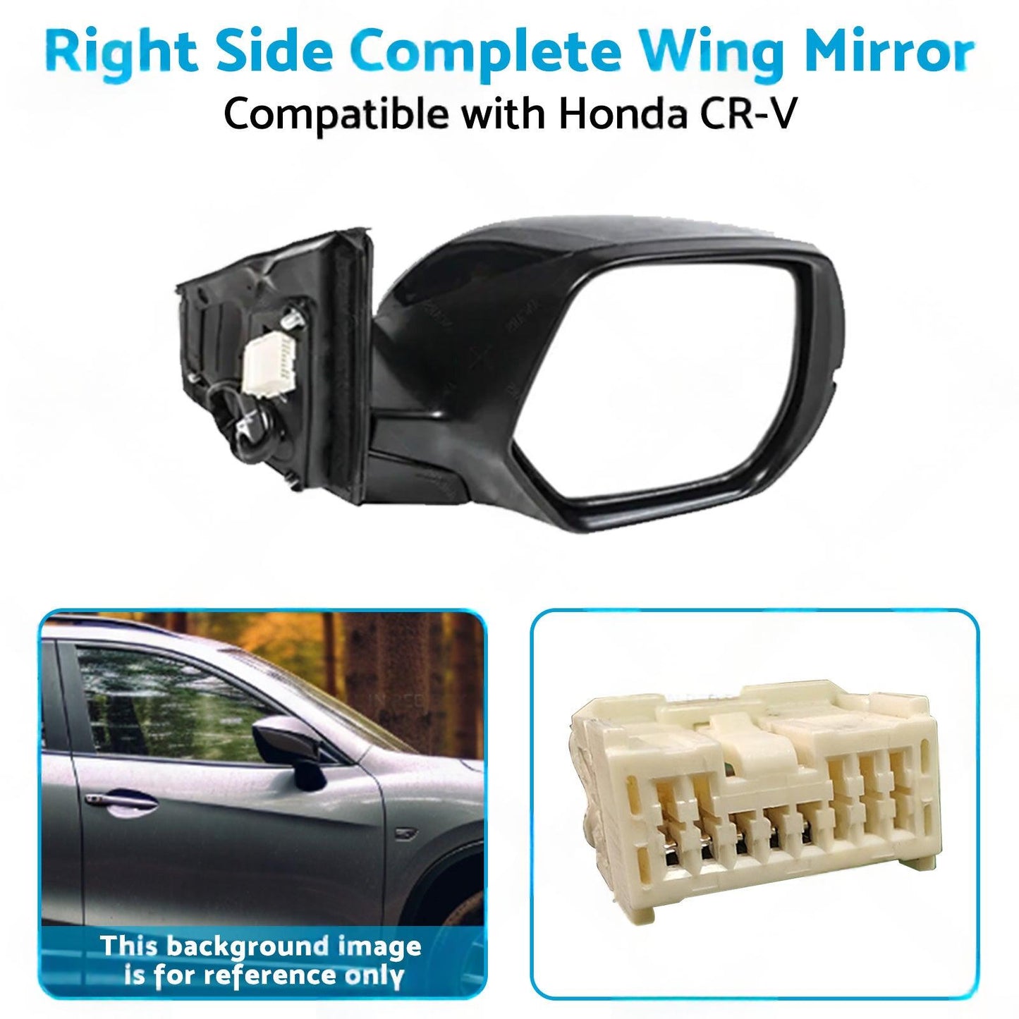 Right Door Mirror Suitable for Honda CRV CR-V RM 2012-2017 Blinker RH