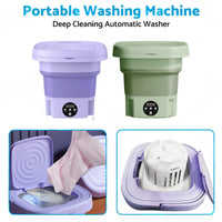 8L Foldable Portable Washing Machine with 3 Modes Deep Cleaning Automatic Washer 240V