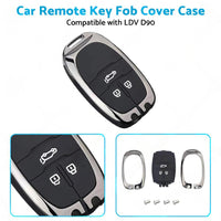 Zinc Alloy Remote Key Fob Case Cover Shell Suitable For LDV D90 3-Button Key Fob