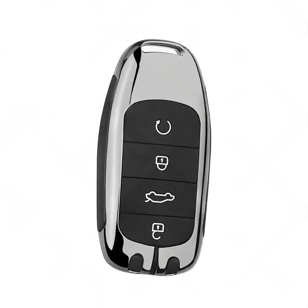 Zinc Alloy Remote Key Fob Case Cover Shell Black Suitable For Chery Omoda 5
