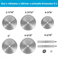 61850 Truck Hub Seal Installer Kit Fit Class 7 and Class 8 Road Trucks Trailers
