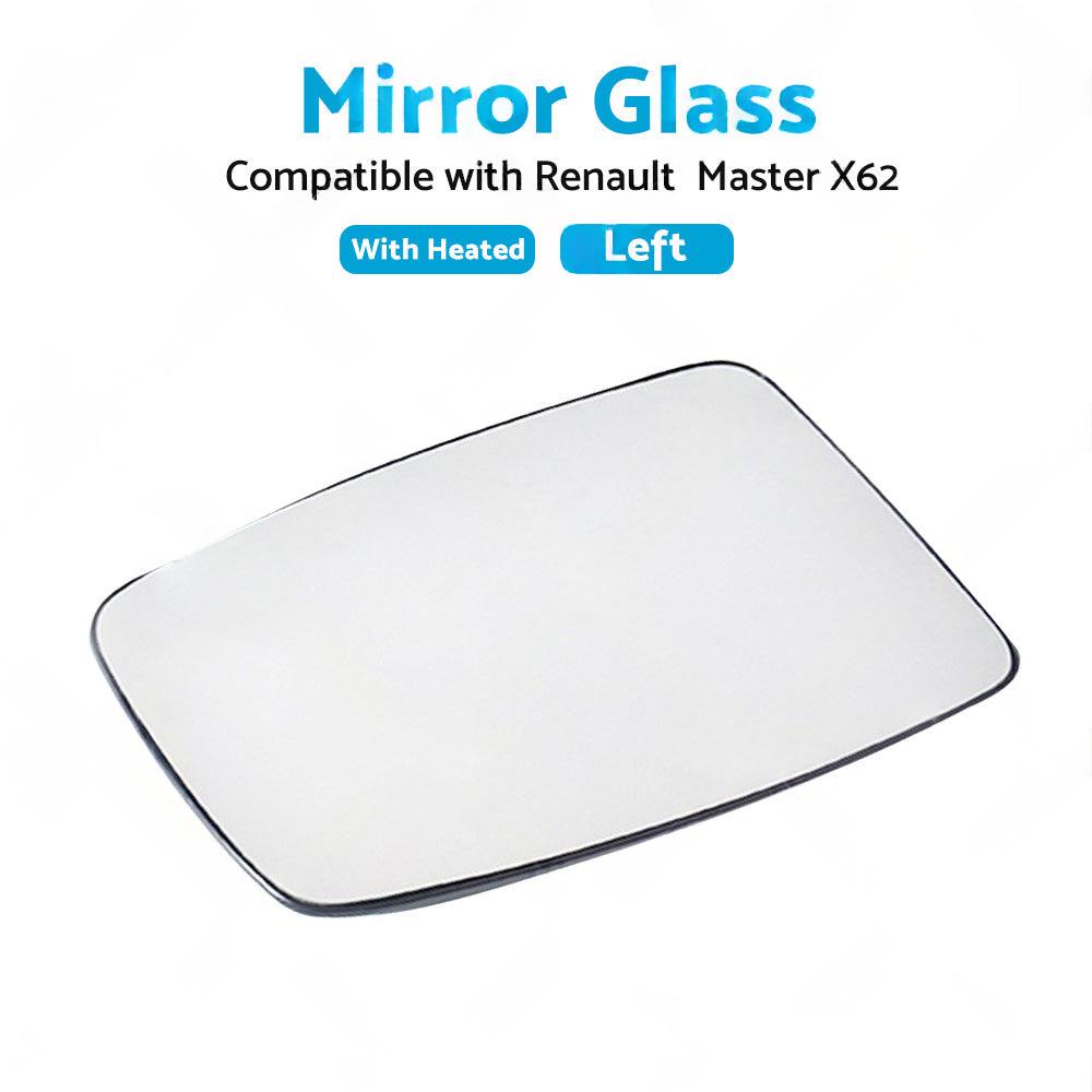 Left Mirror Glass Suitable for Renault Master X62 2010-2019 Heated Convex Base