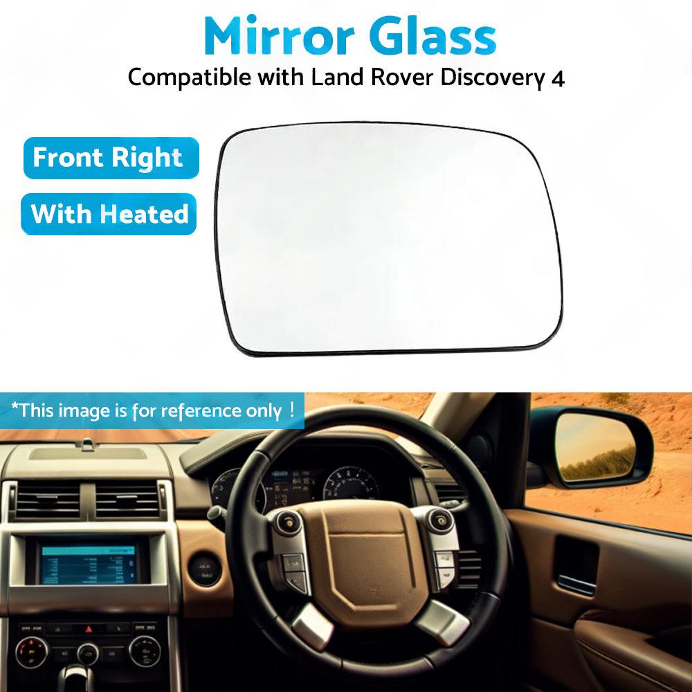 Right Side Mirror Glass Suitable for Land Rover Discovery 4 2009 -2013 w  Heated