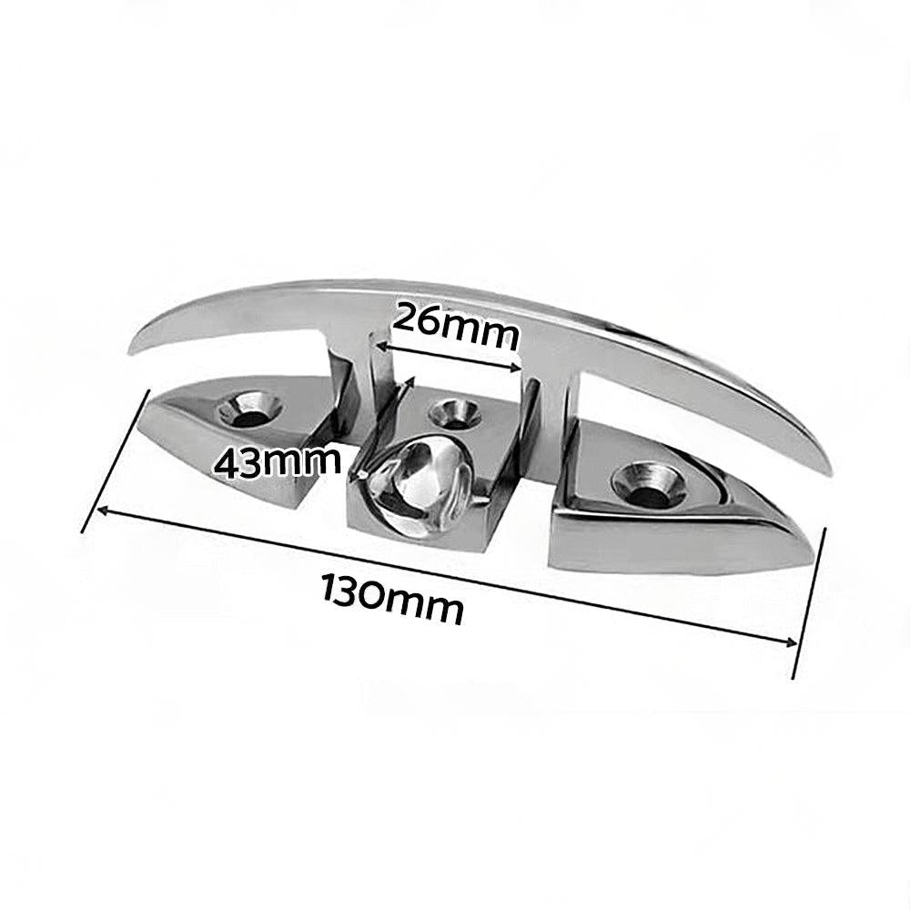 Boat Deck Foldable Cleat Portable 5 Inch Detachable Pre-drilled Cleats Part