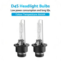 8000K D4S D4R HID Headlight Bulbs Suitable For Lexus Honda Mazda Toyota 35W