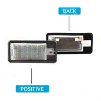 Suitable For Audi A3 A4 S4 B6 B7 LED License Number Plate Light Error Free Units