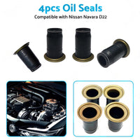4PCS Diesel Injector Pipe Oil Seal Suitable for Nissan Navara Ute 3L ZD30 01-07