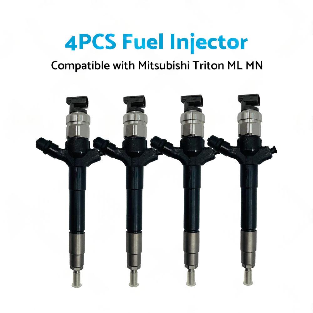 4PCS 095000-9560 Fuel injector Suitable for Mitsubishi Triton Challenger 08-15
