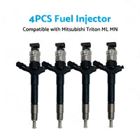 4PCS 095000-9560 Fuel injector Suitable for Mitsubishi Triton Challenger 08-15