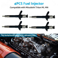 4PCS 095000-9560 Fuel injector Suitable for Mitsubishi Triton Challenger 08-15