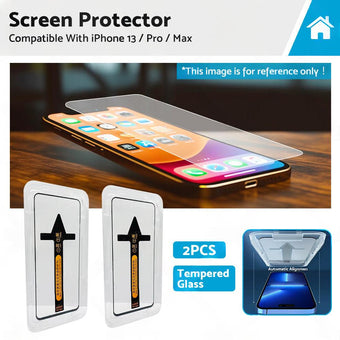 compare product 2PCS Screen Protector Tempered Glass Suitable For iPhone 13 Pro Max