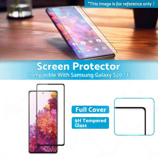 9H Tempered Glass Screen Protector Full Cover Suitable for Samsung Galaxy S20 FE