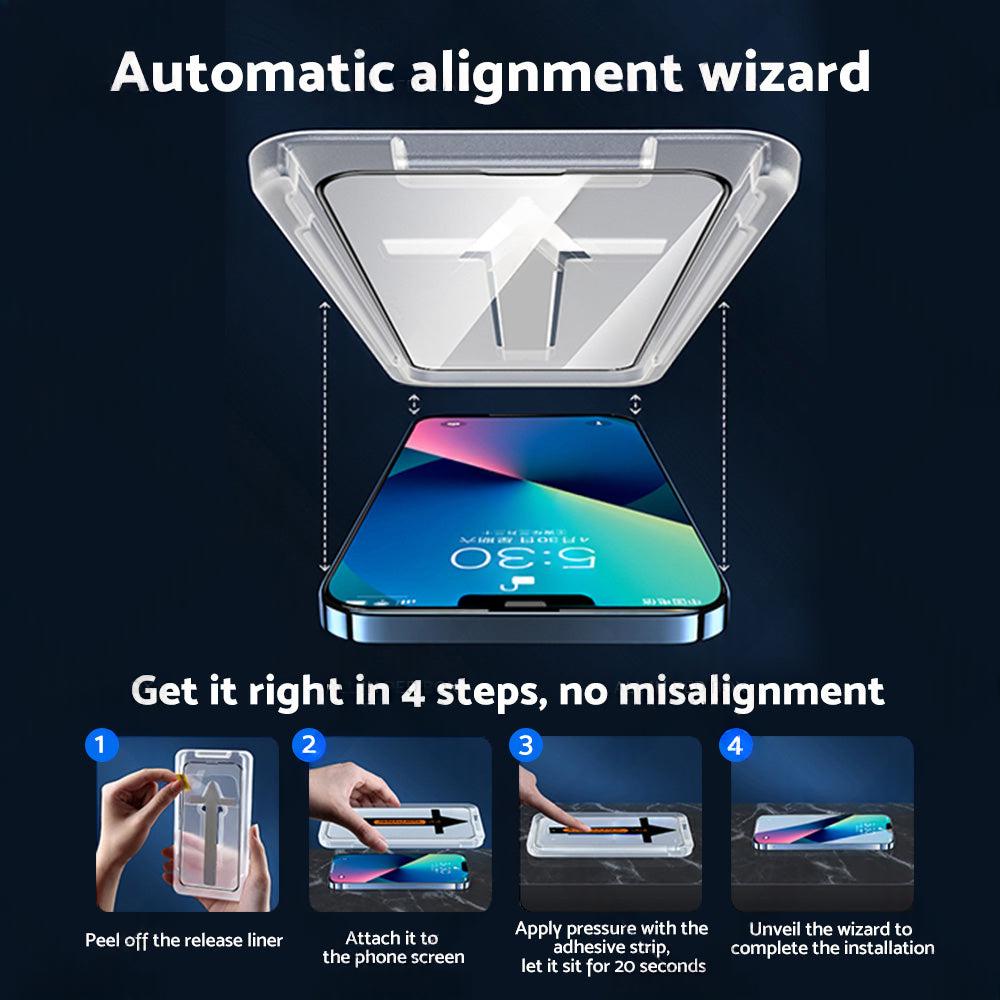 2PCS Tempered Glass Screen Protector Suitable For iPhone 14/ Pro/ Max/ Plus
