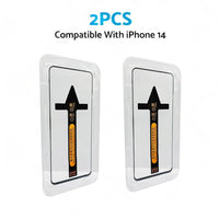 2PCS Tempered Glass Screen Protector Suitable For iPhone 14/ Pro/ Max/ Plus