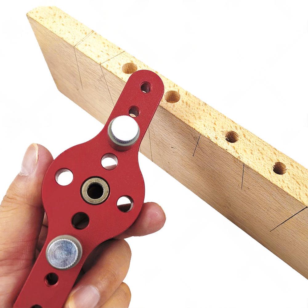 Drill Bit Vertical Pocket Hole Jig Dowel Drill Guide Self Centering Woodworking