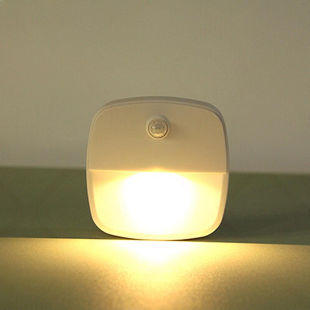 3 PCS Cordless Battery-Powered LED Night Light Motion Sensor Light-Warm White