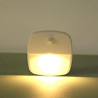 3 PCS Cordless Battery-Powered LED Night Light Motion Sensor Light-Warm White