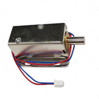 Round Electronic Solenoid Latch Lock 12V 0. 6A Electric Release Assembly Catch