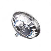 2PCS Kitchen Sink Strainer Plug Waste Drain Stopper Filter Stainless Steel