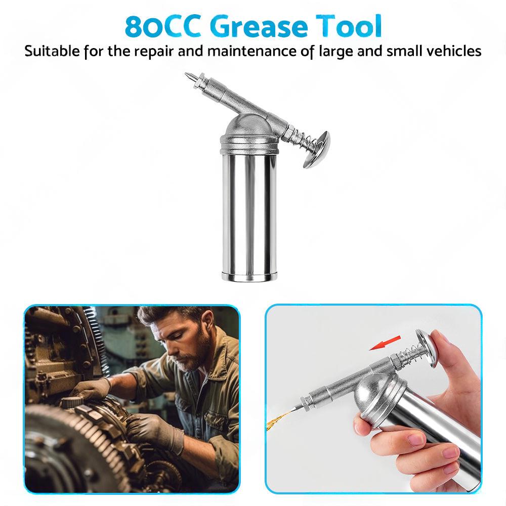 Metal Grease Gun For Chainsaw Chain Bar Sprocket Nose  and  Brushcutter Head Bearing