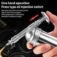 Metal Grease Gun For Chainsaw Chain Bar Sprocket Nose  and  Brushcutter Head Bearing