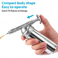 Metal Grease Gun For Chainsaw Chain Bar Sprocket Nose  and  Brushcutter Head Bearing