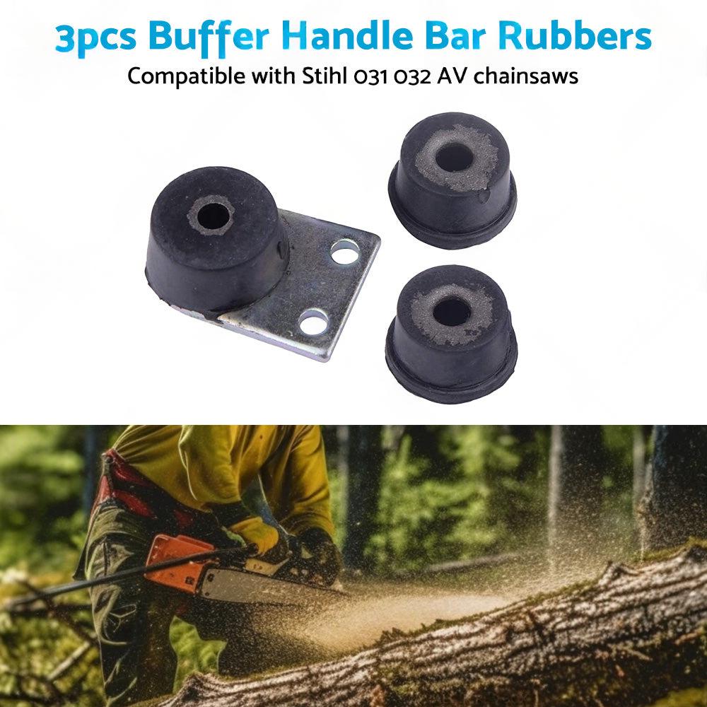 3PCS Buffer Handle Bar Rubber Suitable for Stihl 031 032 AV Chainsaw