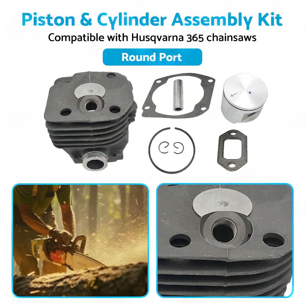Suitable for Husqvarna 365 Chainsaw 48mm Piston  and  Cylinder Assembly Kit