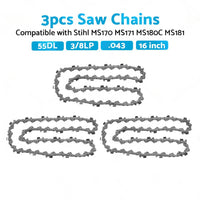 Chainsaw Chain 16inch 55DL 3 8 LP. 043 Suitable For STIHL MS170 MS171 MS180C MS181