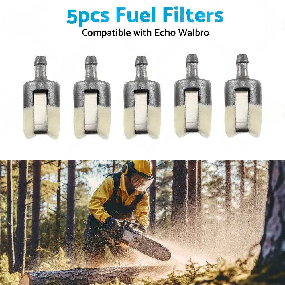 5PCS Fuel Filter Suitable for Homelite Echo Husqvarna Stihl Pouland Chainsaw