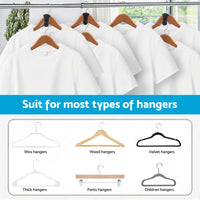 30PCS Closet Clothes Hanger Connector Hook Closet Space Organizer Space Saving