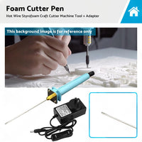 Foam Cutting Pen Hot Wire Styrofoam Craft Cutter Machine Tool  Adapter AU