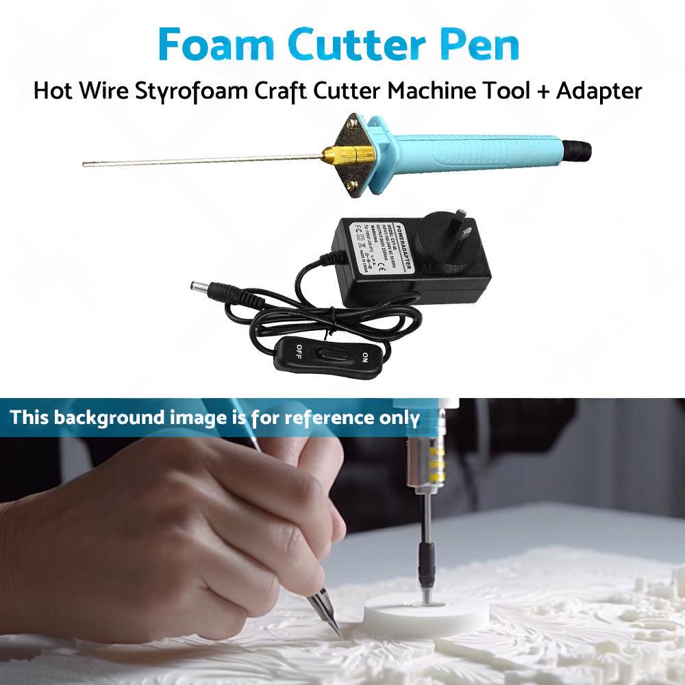 Foam Cutting Pen Hot Wire Styrofoam Craft Cutter Machine Tool  Adapter AU