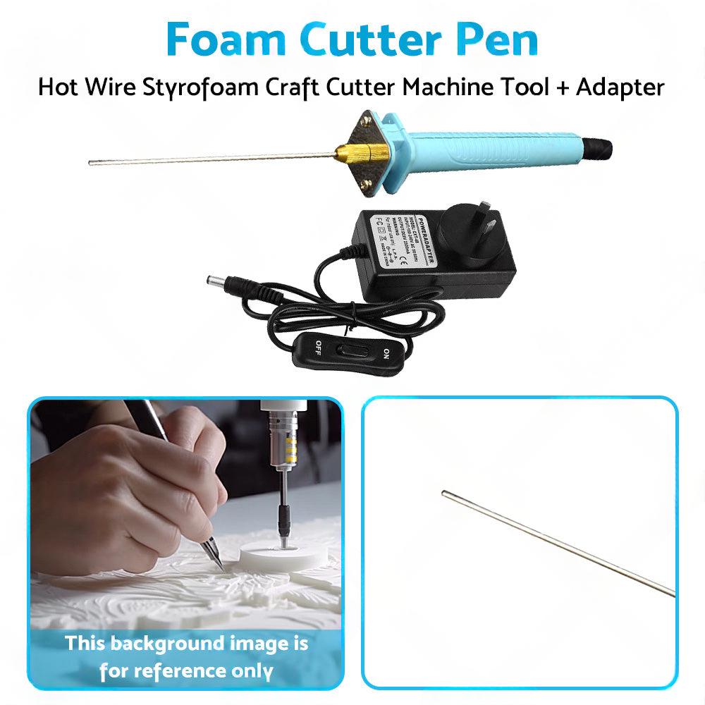 Foam Cutting Pen Hot Wire Styrofoam Craft Cutter Machine Tool  Adapter AU