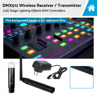compare product 2.4G Wireless DMX512 Transmitter & Receiver XLR Suitable For Stage Lighting Controllers