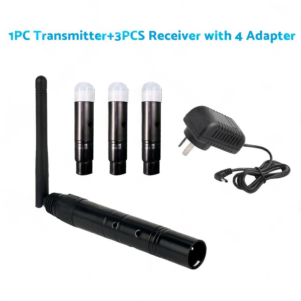 2.4G Wireless DMX512 Transmitter & Receiver XLR Suitable For Stage Lighting Controllers