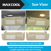 Sun Visor Pair Left & Right Suitable For Toyota Prado TRJ120 RZJ120 LJ120 KZJ120 KDJ120