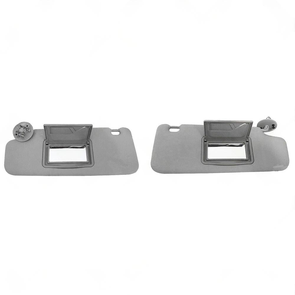 Sun Visor Pair Left & Right Suitable For Holden Barina TM 2011-2018 Grey