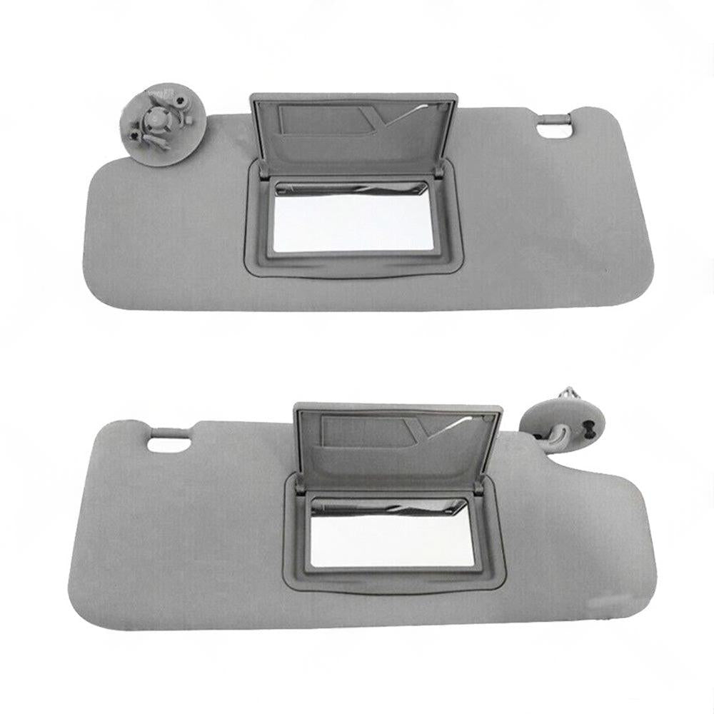 Sun Visor Pair Left & Right Suitable For Holden Barina TM 2011-2018 Grey