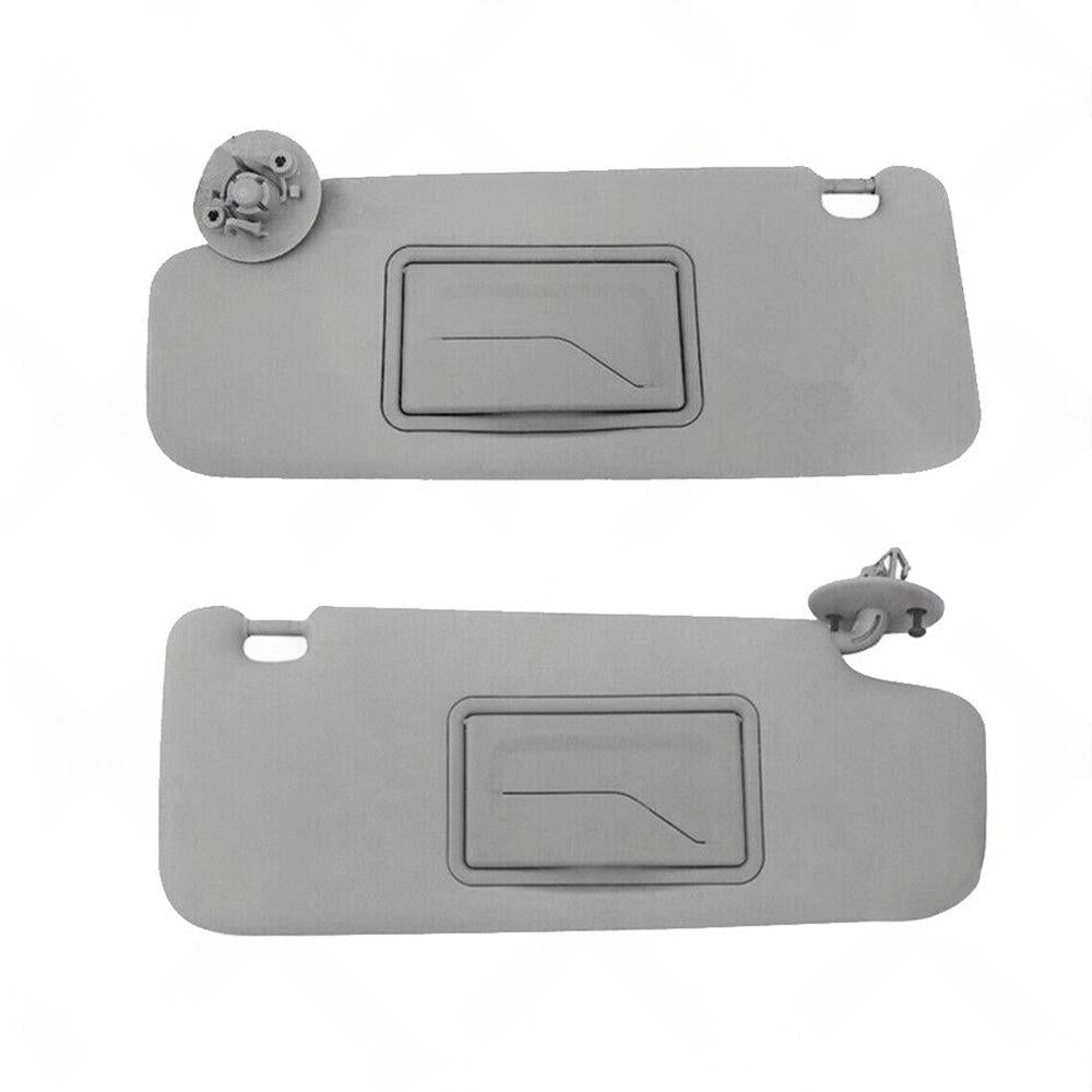 Sun Visor Pair Left & Right Suitable For Holden Barina TM 2011-2018 Grey